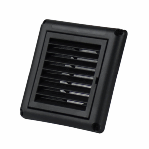 Square Air Vent b (PP, Black/White, 4/5/6 inch)