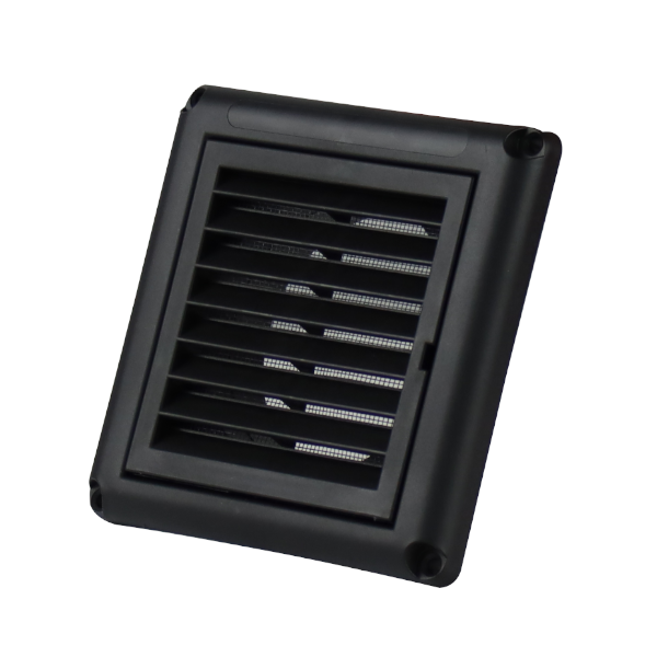 Square Air Vent b (PP, Black/White, 4/5/6 inch) Square Air Vent b (PP, Black/White, 4/5/6 inch)