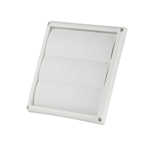 Square Air Vent (PP, Black/White, 4/5/6 inch)