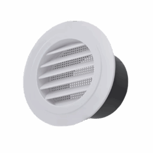 Round Air Vent with Anti‑Insect Net (ABS, Black/White, 3/4/5/6/8 inch) Round Air Vent with Anti‑Insect Net (ABS, Black/White, 3/4/5/6/8 inch)