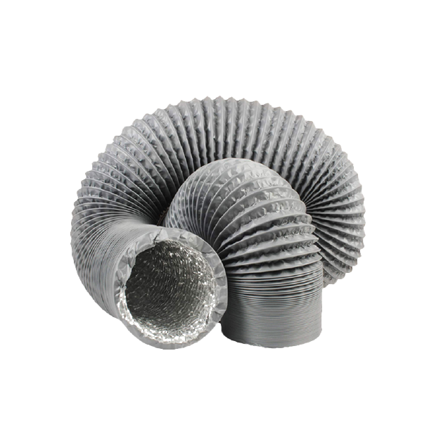 Double-layer aluminum foil tube（3/4/5/6/8/10/12 inch，silver/grey/black）