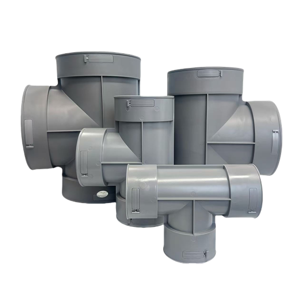 T Adaptor (ABS, Grey, Multi-size)