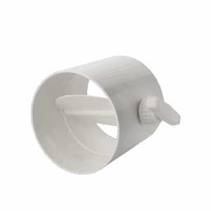 Manual Damper (ABS, Grey, 3/4/6 inch) Manual Damper (ABS, Grey, 3/4/6 inch)