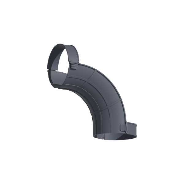 90 Degree Auxiliary Elbow (ABS, Grey, 3 inch) 90 Degree Auxiliary Elbow (ABS, Grey, 3 inch)